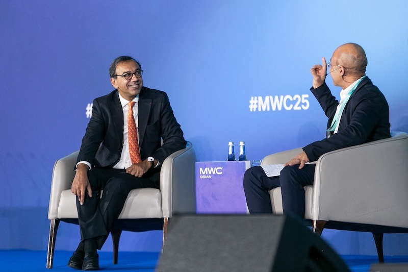 Vivek Badrinath at keynote one MWC Kigali